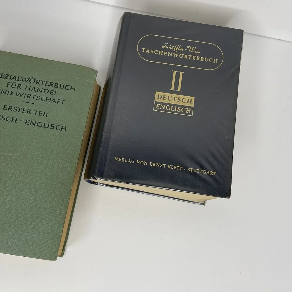 Schoffler - Weis  English - Deutsch Taschenworterbuch Dictionarys‎ Wirtschaft